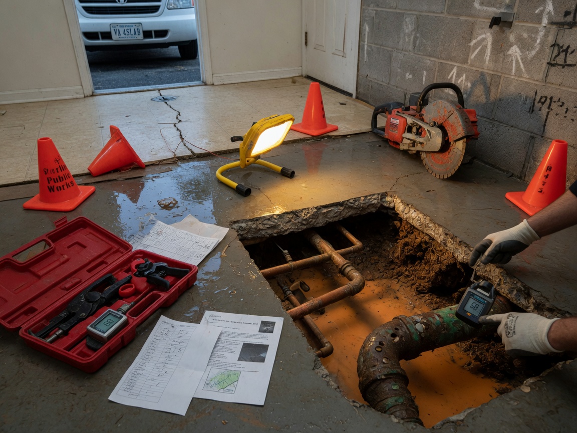 What Affects Slab Leak Repair Costs in Sterling VA