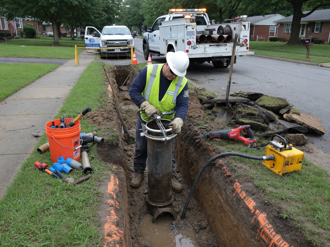 Main Water Line Repair in Sterling