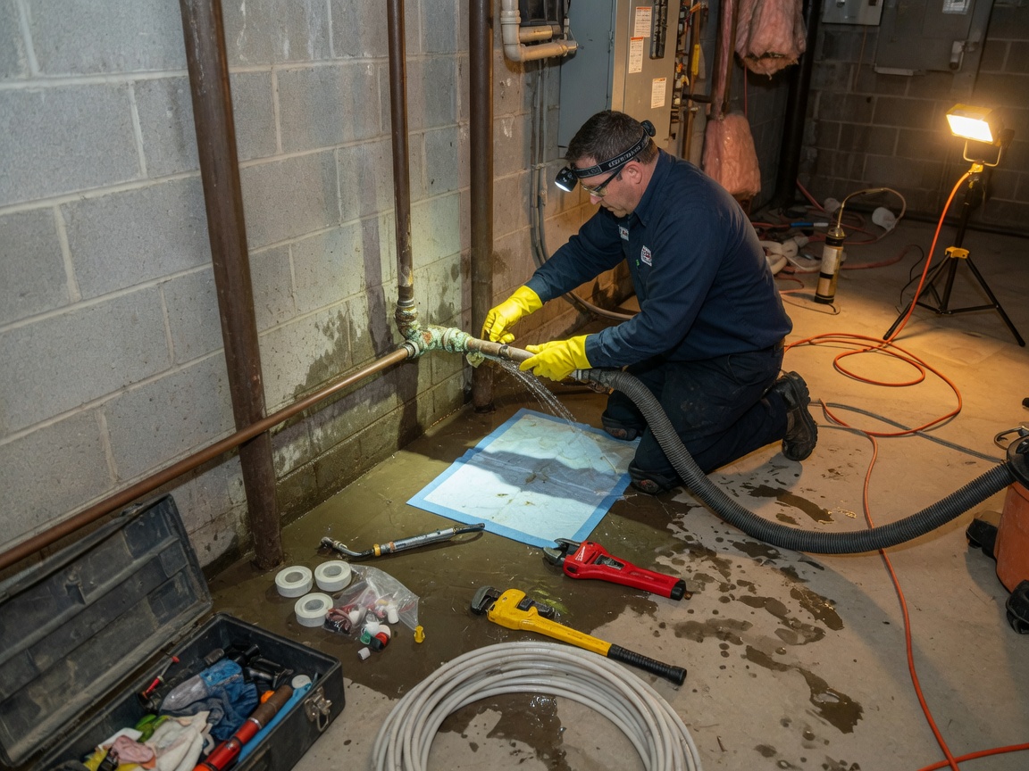 Water Line Leak Repair in Sterling